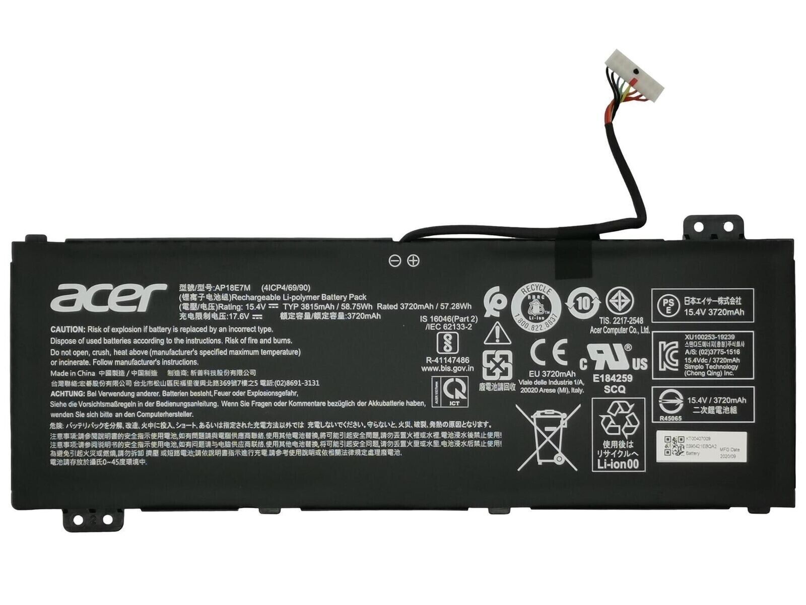Baterija Acer Nitro 5 AN515-54  AP18E7M   originali