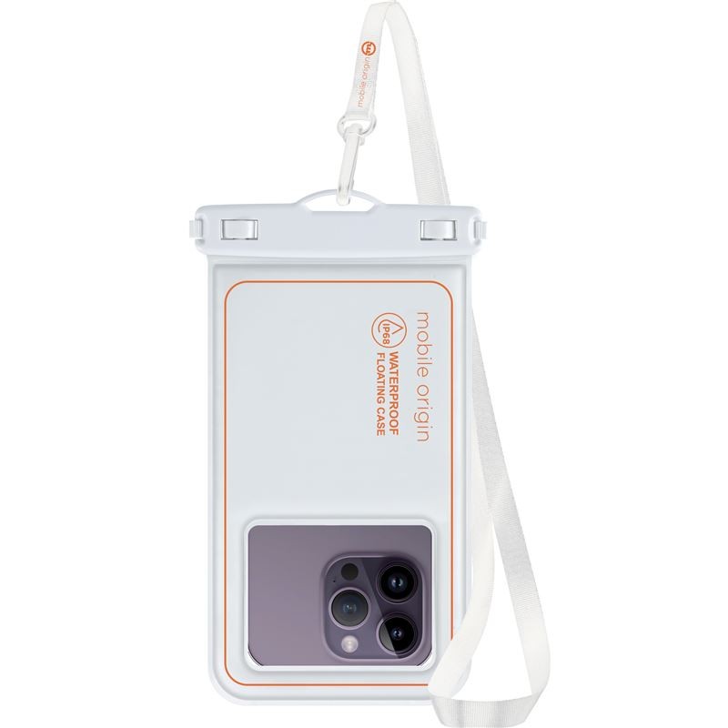 Mobile Origin Waterproof floating case 6,5", white/orange