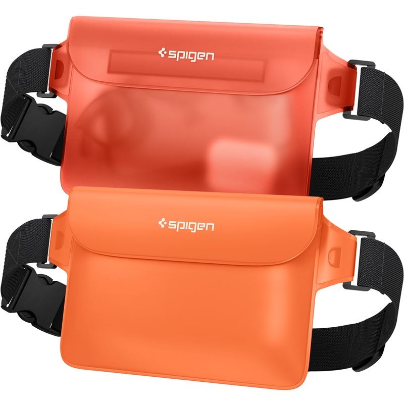 Spigen Aqua Shield WaterProof Waist Bag A620 2 Pack, sunset orange