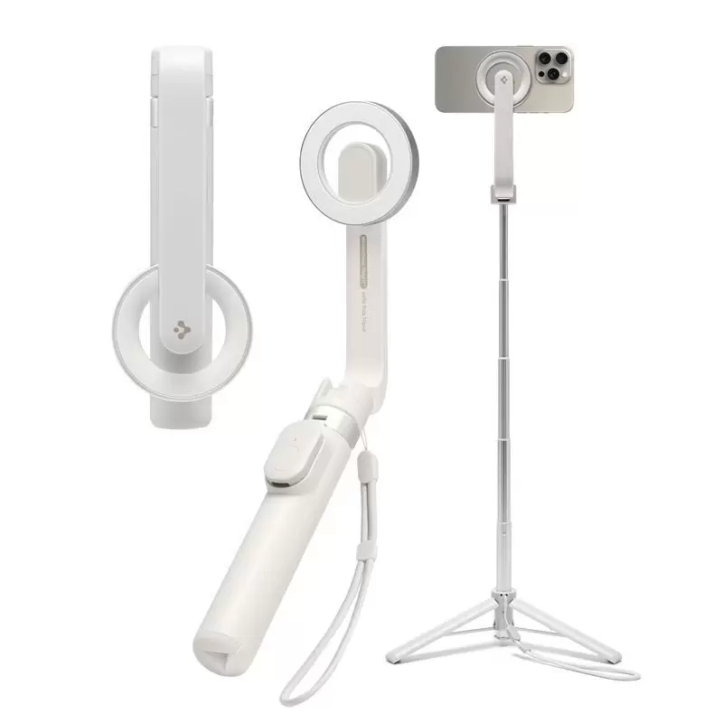Spigen MagSafe Tripod Selfie Stick, dune beige
