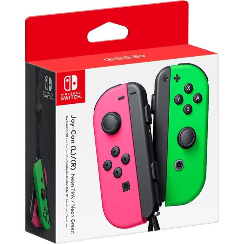 NINTENDO SWITCH JOY -CON PAIR NEON NEON GREEN/ NEON PINK PULTELIAI