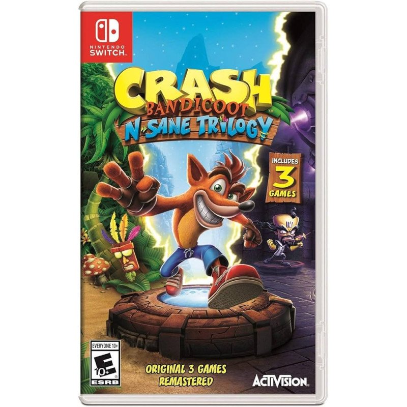 CRASH BANDICOOT: N. SANE TRILOGY NINTENDO SWITCH naudotas