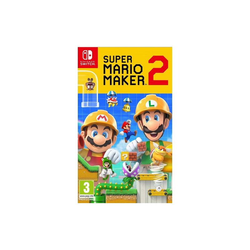 SUPER MARIO MAKER 2 NINTENDO SWITCH naudotas