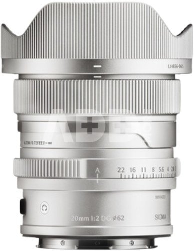 Sigma 20mm F2 DG Contemporary L-Mount (Silver)