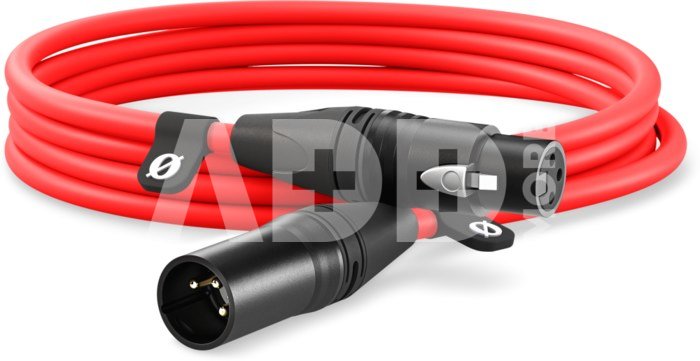 RODE XLR CABLE-3m red - XLR/XLR kabel