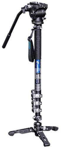 Leofoto MV-324C+BV-10 Video Monopod System with Fluid Video Head