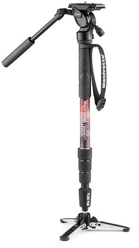 Manfrotto monopod Element MII Video MVMELMIIA4LIVE, red