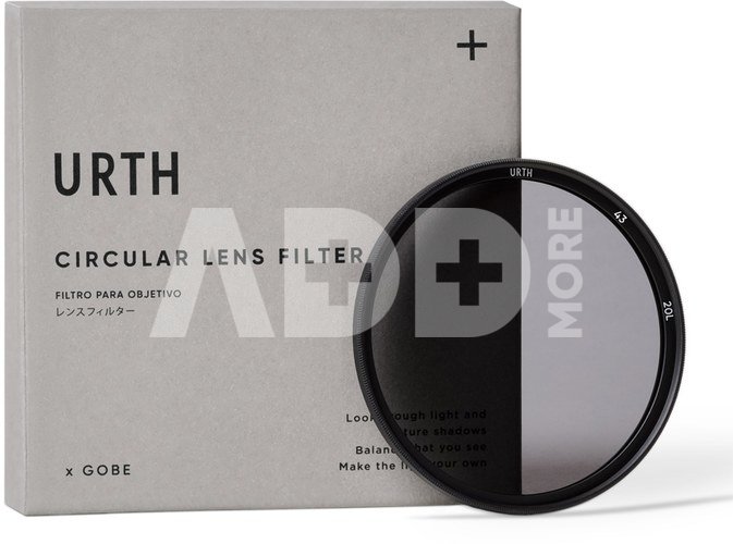 Urth 43mm ND4 (2 Stop) Lens Filter (Plus+)