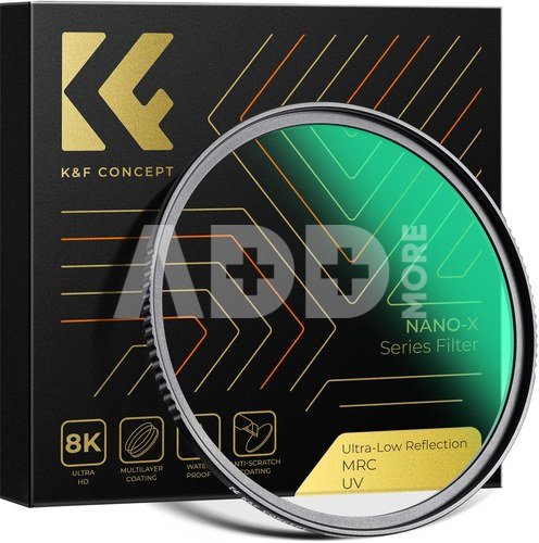 K&F Concept K&F 77mm UV Filter 0.1% Ultra-low Reflection (titanium coating ) with 28 Multi-Layer Coatings Nano-X Series