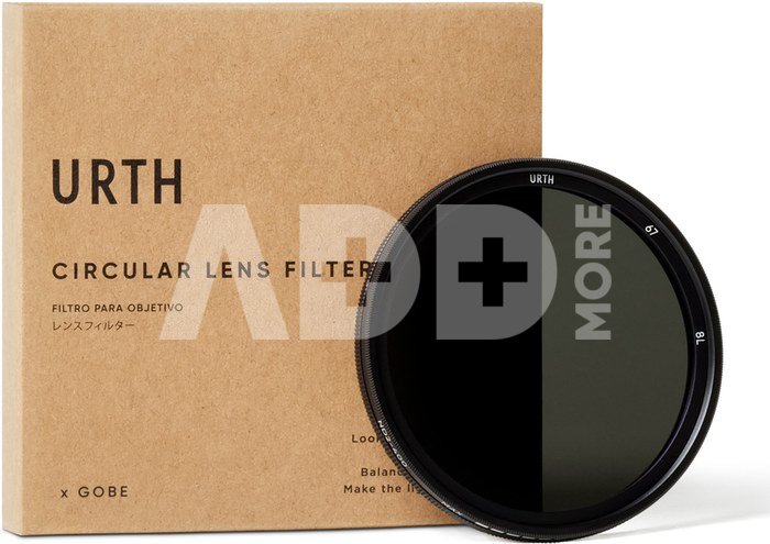 Urth 67mm ND2 400 (1 8.6 Stop) Variable ND Lens Filter