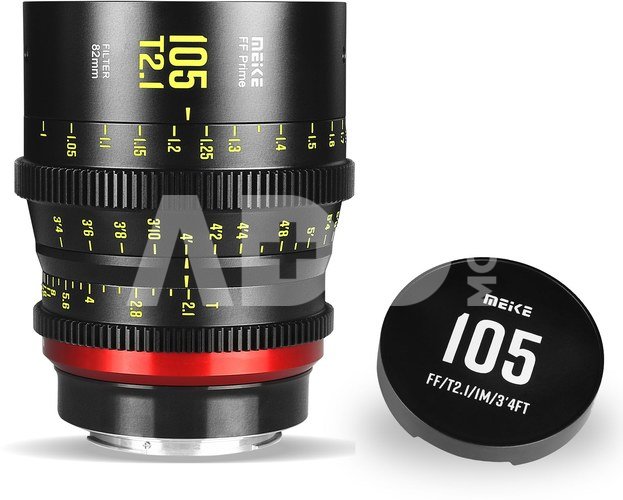 Meike MK 105mm T2.1 Canon EF vatting