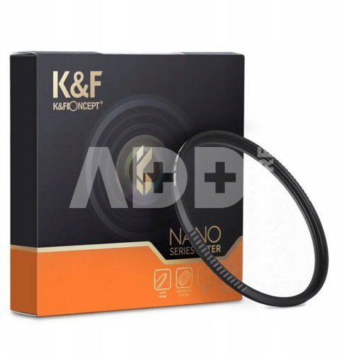 K&F Concept K&F 67MM A Series Black Mist Filter 1/4, HD, Waterproof, German optics, Green Coating