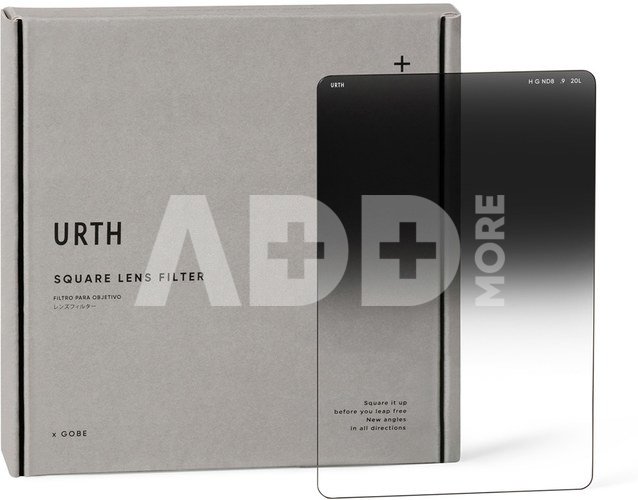 Urth 100 x 150mm Hard Graduated ND8 (3 Stop) Filter (Plus+)