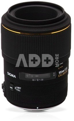 SIGMA 105mm F2.8 EX DG Macro OS HSM (Nikon) + 5 METŲ GARANTIJA