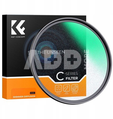 K&F Concept 82MM,C Series Microlight Mirror,shimmer diffusion