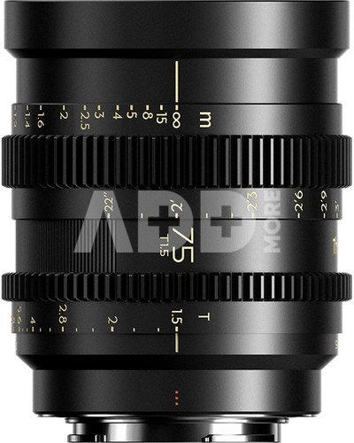 Thypoch Simera-C 75mm T1.5 FF Prime Cine Lens (M-mount)