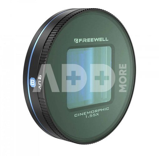 Blue Anamorphic Lens 1.55x Freewell for Galaxy and Sherp