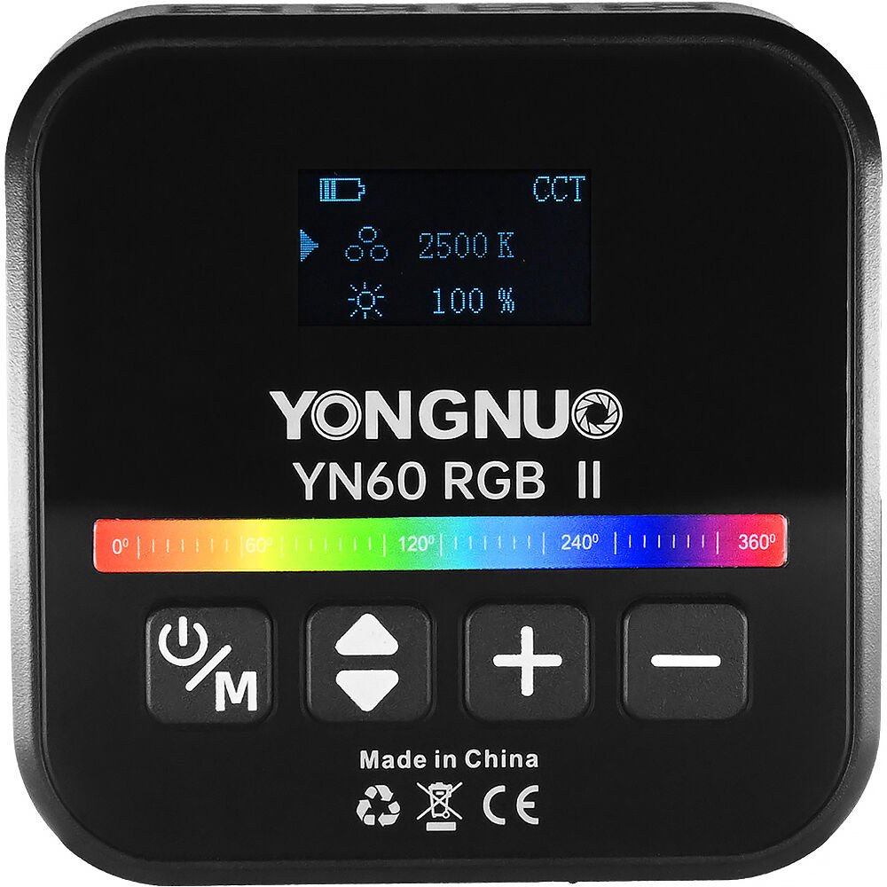 Yongnuo video light YN60 RGB II, black