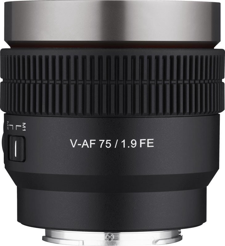 Samyang V-AF 75mm T1.9 FE lens for Sony