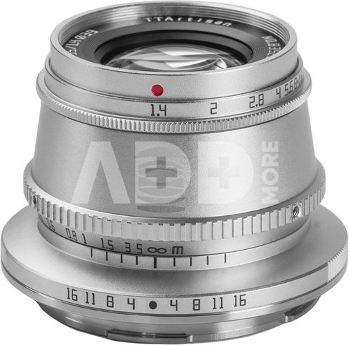 TTArtisan APS-C 35mm F1.4 Canon RF mount silver