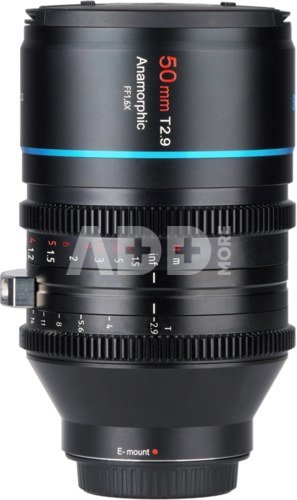 SIRUI ANAMORPHIC LENS 1,6X FULL FRAME 50MM T2.9 E-MOUNT