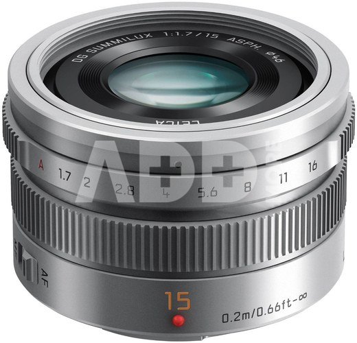 Panasonic Lumix 15mm F/1.7 Leica DG Summilux (Silver)