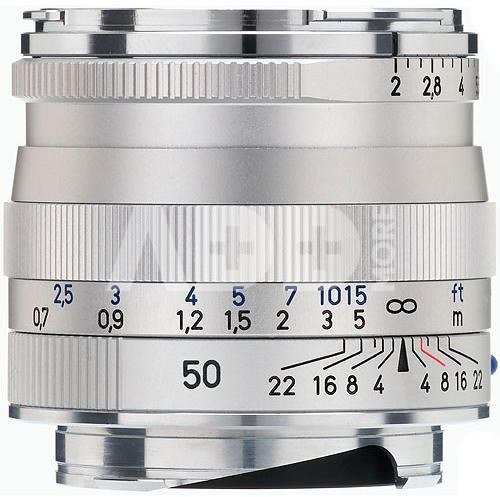 ZEISS PLANAR T* 50MM F/2.0 ZM SILVER