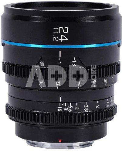 SIRUI CINE LENS NIGHTWALKER S35 24MM T1.2 E-MOUNT BLACK