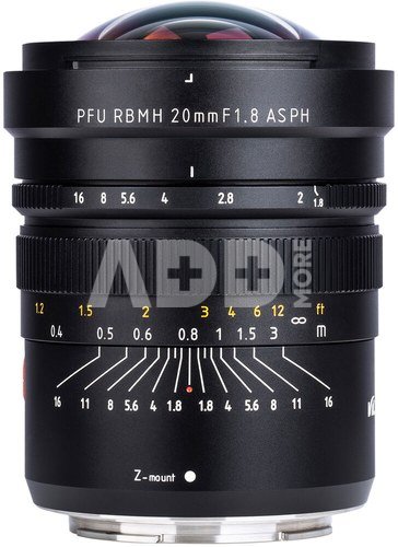 Viltrox Z-20 F1.8 MF Nikon Z-Mount