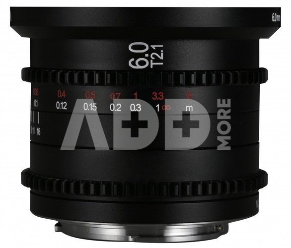 Lens Laowa Venus Optic 6 mm T2,1 Cine for Micro 4/3