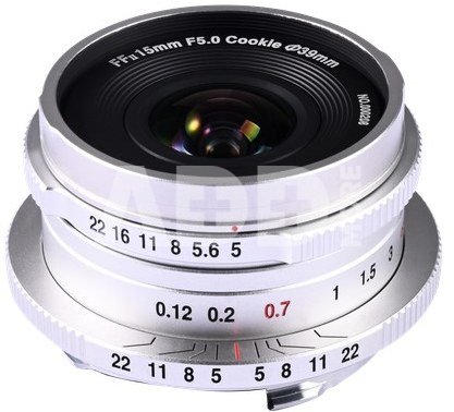 Laowa 15mm f/5 Cookie FF Canon RF Silver