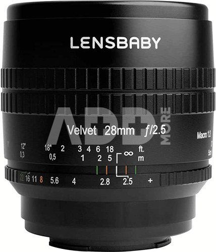 Lensbaby Velvet 28 Fuji X (Black)