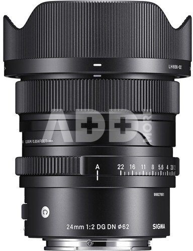 Sigma 24mm f/2 DG DN Contemporary (Sony E) + 5 METŲ GARANTIJA
