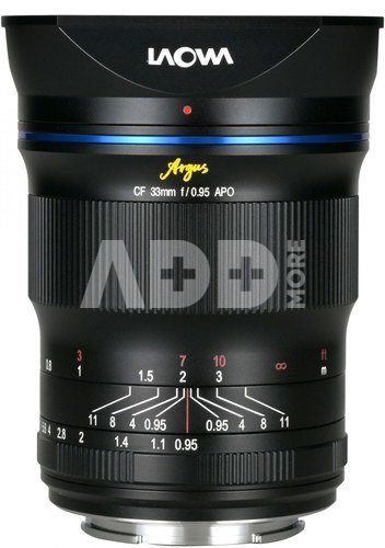 Venus Optics Argus 33 mm f/0.95 APO CF lens for Sony E