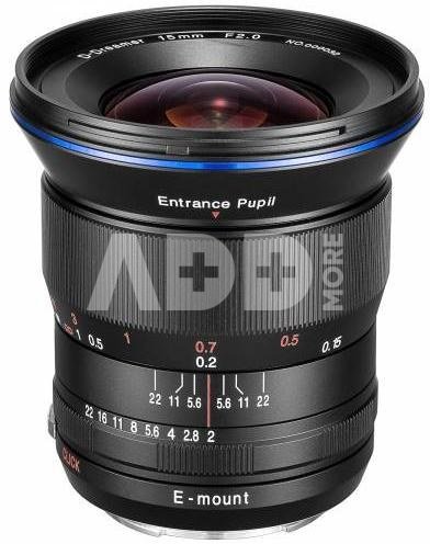 Laowa Lens D-Dreamer 15 mm f / 2.0 Zero-D for Sony E