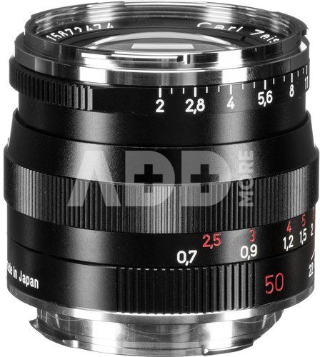 ZEISS PLANAR T* 50MM F/2.0 ZM BLACK