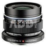 Olympus M.Zuiko 12mm F2.0 (Black)