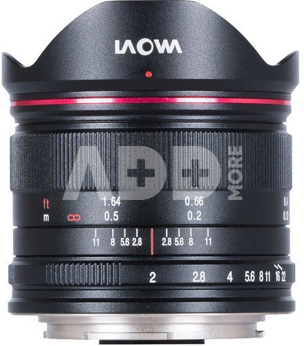 Laowa 7.5mm F2 MFT Lightweight Black