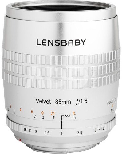 Lensbaby Velvet 85 silver Fuji X (Silver)