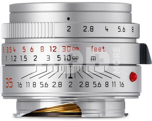 Leica Summicron-M 35mm f/2 ASPH Lens (Silver)