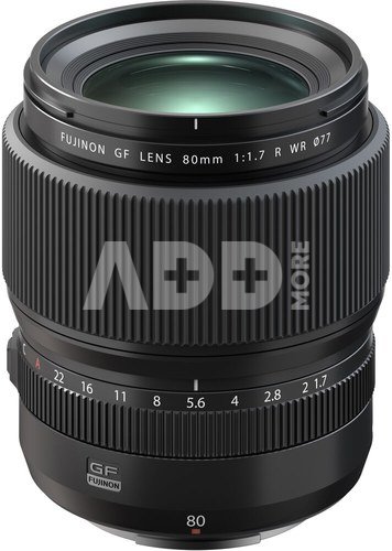 FUJIFILM Fujinon GF 80mm F1.7 R WR