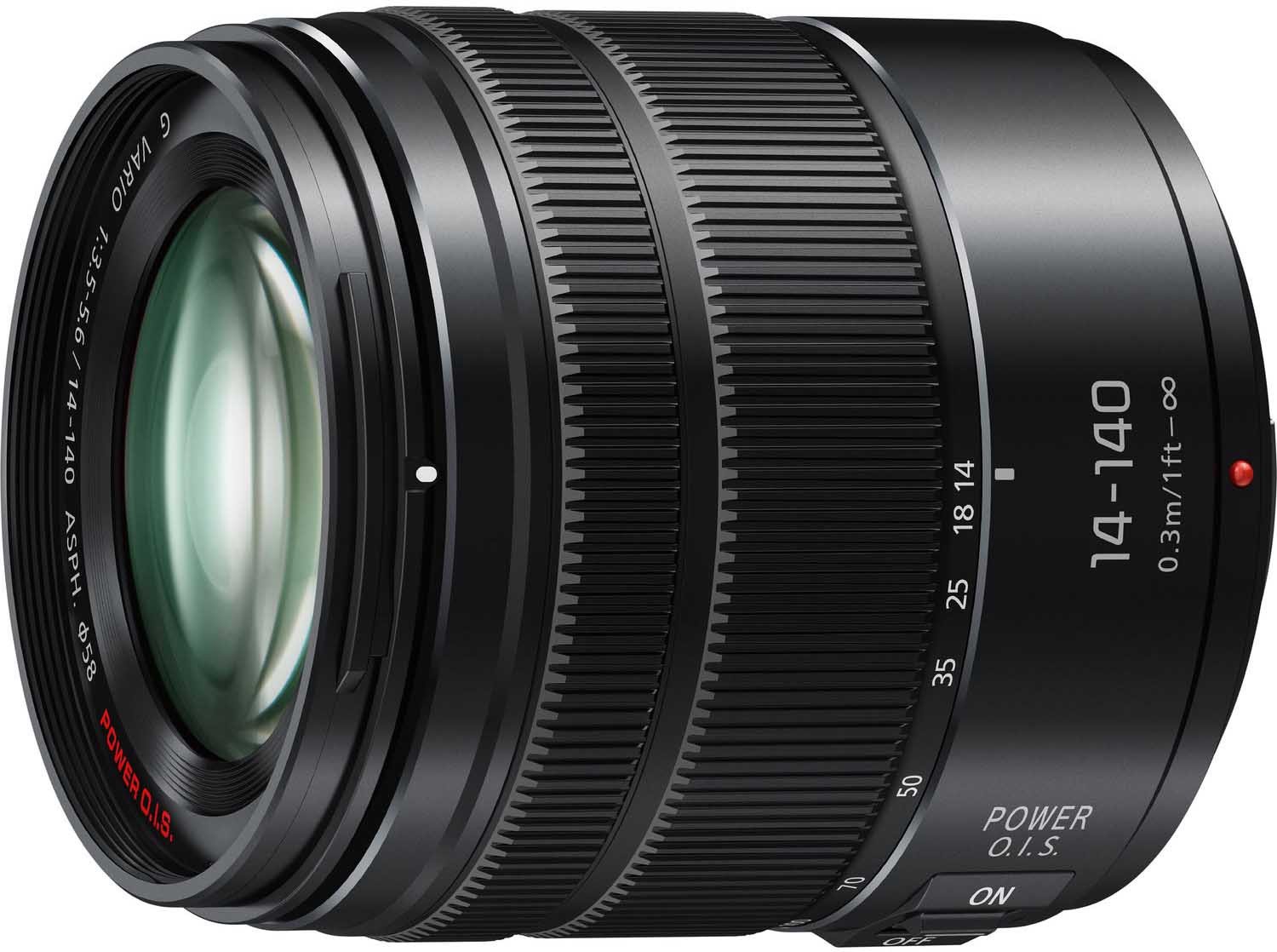 Panasonic Lumix G Vario 14-140mm f/3.5-5.6 II ASPH. POWER O.I.S. lens, black