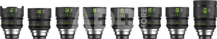 NiSi Cine Lens Set Athena Prime Master (8 Lenses) E-Mount