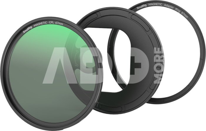 SmallRig 4727 Attachable CPL Filter with M-mount Filter Adapter (67mm)