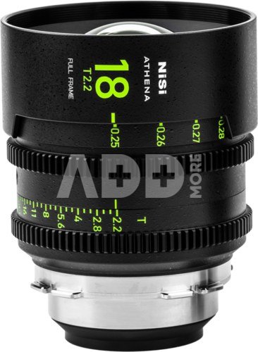 NiSi Cine Lens Athena Prime 18mm T2.2 E-Mount (Without Drop-in Filter)
