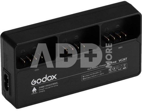 Godox VC26T Multi-Battery Charger for VB26