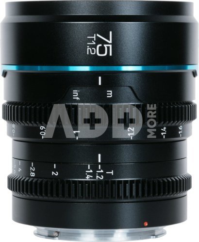 Sirui Cine Lens Nightwalker S35 75mm T1.2 RF-Mount Black