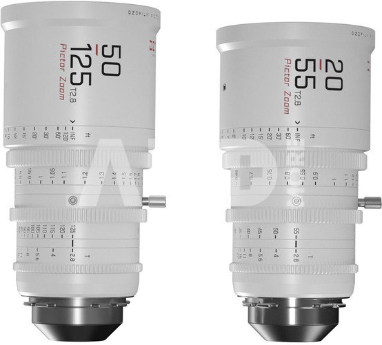 DZOFilm Pictor Bundle 50-125/20-55 T2.8 (White)