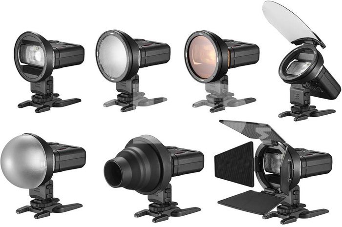 Godox Speedlite Head Converter(From Square to Round)
