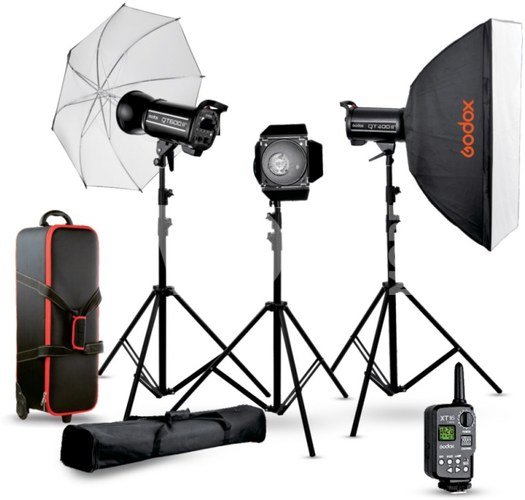 Godox QTII flash kit 2 (2xQT400IIM + 1xQT600IIM)